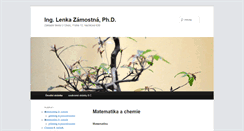 Desktop Screenshot of lenka.zamostny.net